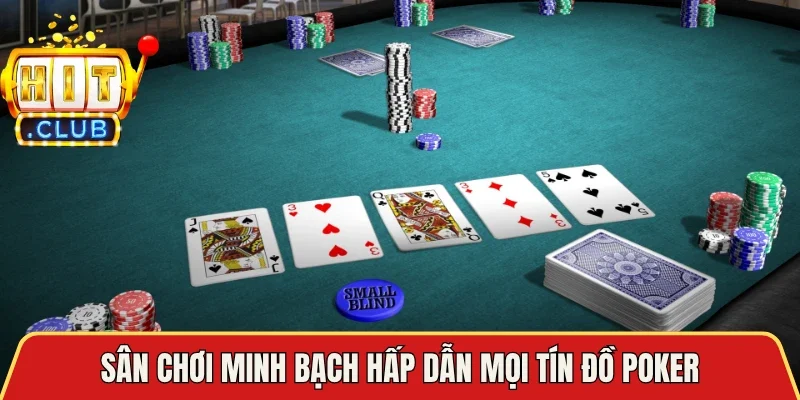 Sân chơi minh bạch hấp dẫn mọi tín đồ Poker